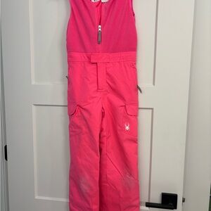 Spyder Kids Bright Pink Overalls